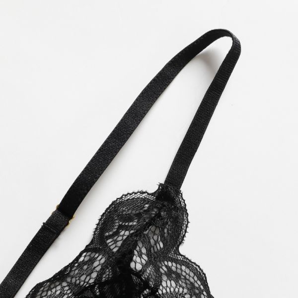 Wholesale Women  Lace Sexy Bra Set Beautiful Back Cross Lingerie Sexy Ladies One-piece Underwear Set
