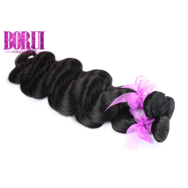 Unprocessed 8-30 Inches Malaysian Hair Weave , Malaysian Hair Extensions