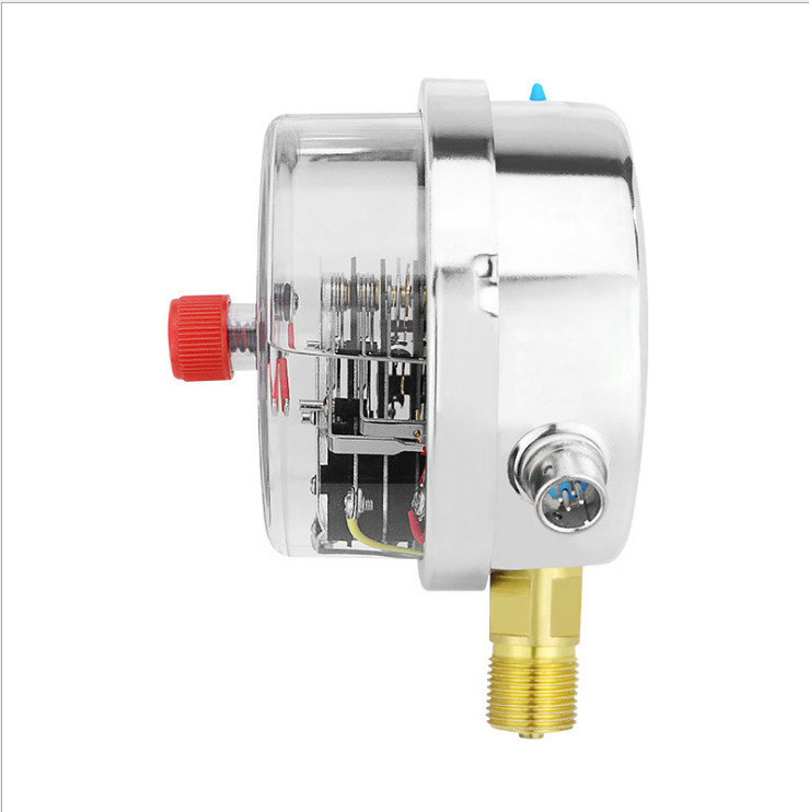 Portable Water Pressure Gauge High Precision 1000bar Manometer with Electrical Contact
