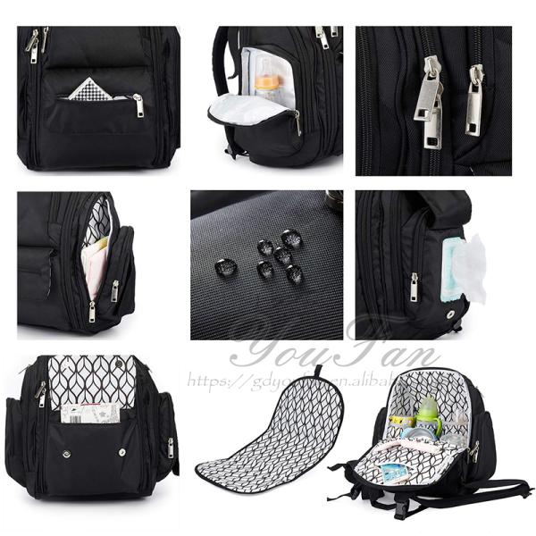 Water Resistant Diaper Bag Backpack mother bag diaper