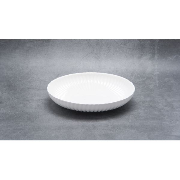 22.4 X 2.5cm High Temperature PET Tableware Dish Plate Flower A Size L