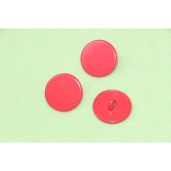 Boutons en métal d'ODM pour des chemises, bouton rouge 28L d'habillement d