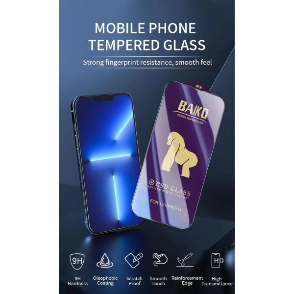 Защитник экрана ESD из закаленного стекла для iPhone 14 Pro Max