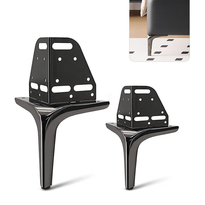 Heavy-Duty Metal Sofa Riser Legs with 115mm Brackets Cabinet & Coffee Table Legs Furniture Hardware Fittings