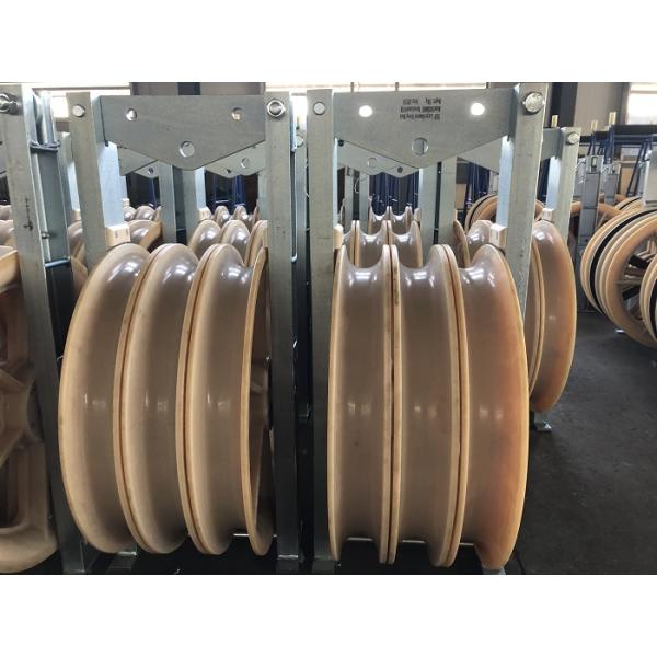 проводник передающей линии Sheave нейлона 80kN шнуруя блоки OD660mm