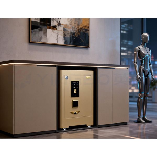 YB/ZY-58 Luxury Small Commercial Safe Box Vertical Lock Design Bank Security