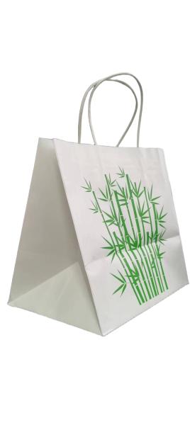 Pure paper packaging bag without plastic components