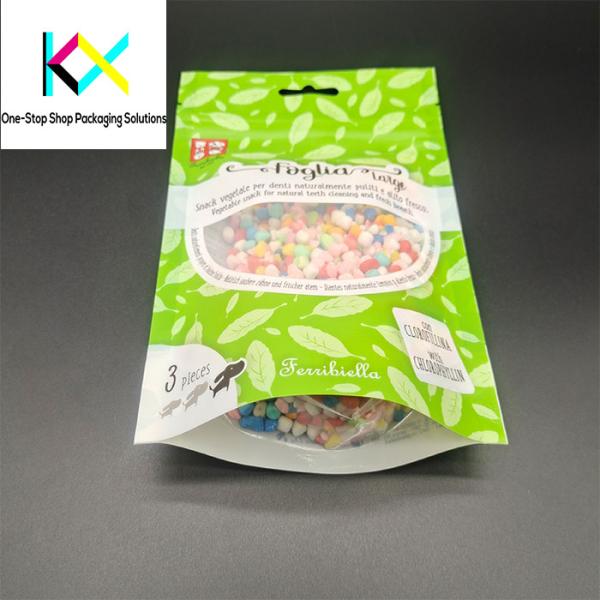 Customized Matte Surface Plastic Pouch Bags with Digital Printing for Food Packaging