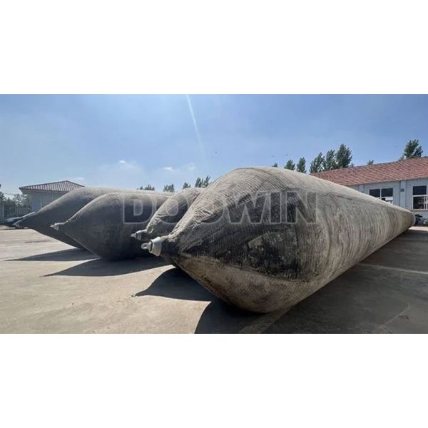 Coussins gonflables de lancement de navires durables en caoutchouc synthétique portable pour levage marin