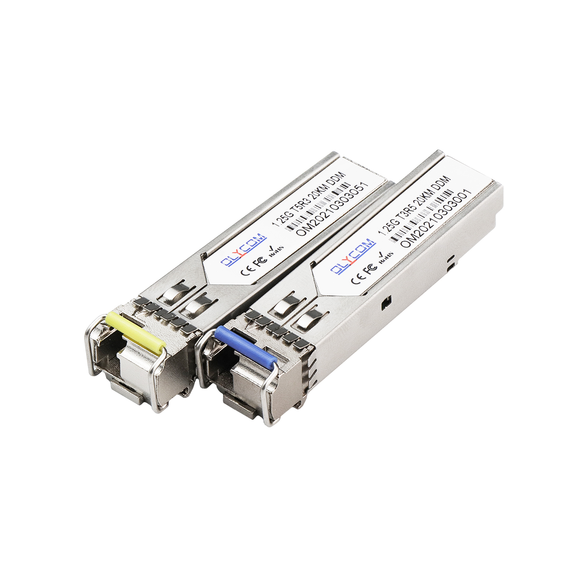 приемопередатчик модуля SFP гигабита 1550nm, WDM 20km BiDi модуля меди SFP