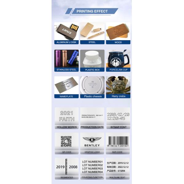 Aluminum Plastic Handheld Laser Engraver 175*175mm 0.01 - 5mm