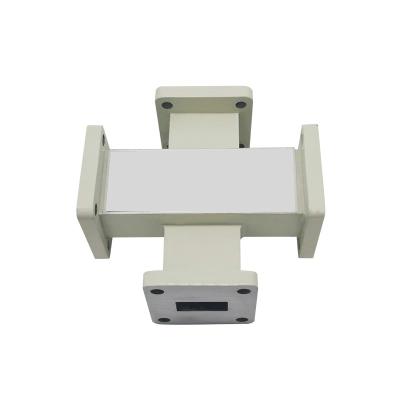 Customized 8.2~12.5ghz Cross Directional Coupler , Rf Waveguide Coupler