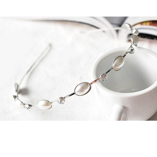 Korean fashion diamond stars love bow pearl bridal headdress hair bands