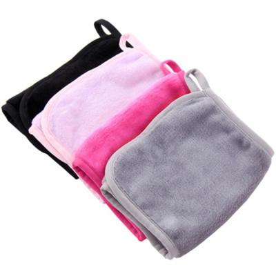 Serviette réutilisable de solvant de maquillage de nouveau visage de tissu de gomme de maquillage