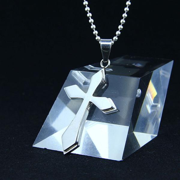 Fashion Top Trendy Stainless Steel Cross Necklace Pendant LPC265