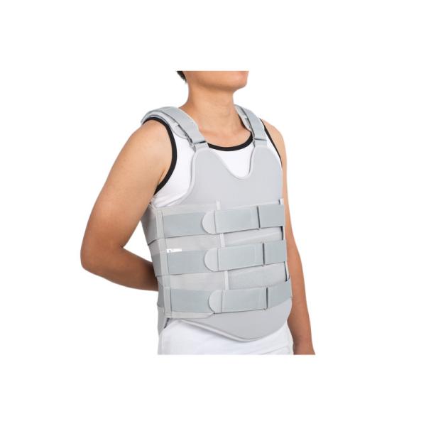 Thermoplastic thoracolumbar orthosis lumbar spine support upper back fracture fixation
