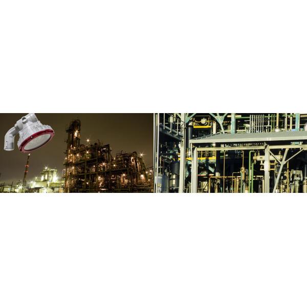 Бывший свет СИД 20W-100W взрывозащищенный с IP66 IK10 закалил алюминий нержавеющей стали стекла