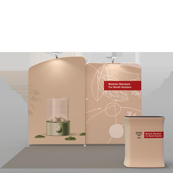 Quick Setup Aluminum Trade Show Displays 3x6 10x20 Portable Exhibition Stands