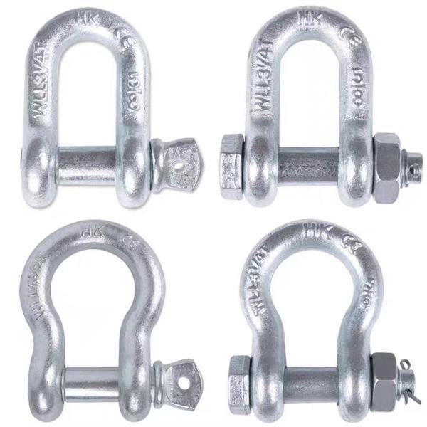 JAPAN TYPE D/U Anchor Shackle Galvanized Screw Pin Alloy Steel для нефтегазового сектора