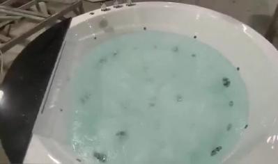 Freestanding Air Jetted Bathtub Massage Hydrotherapy Two Person 1700 X 800