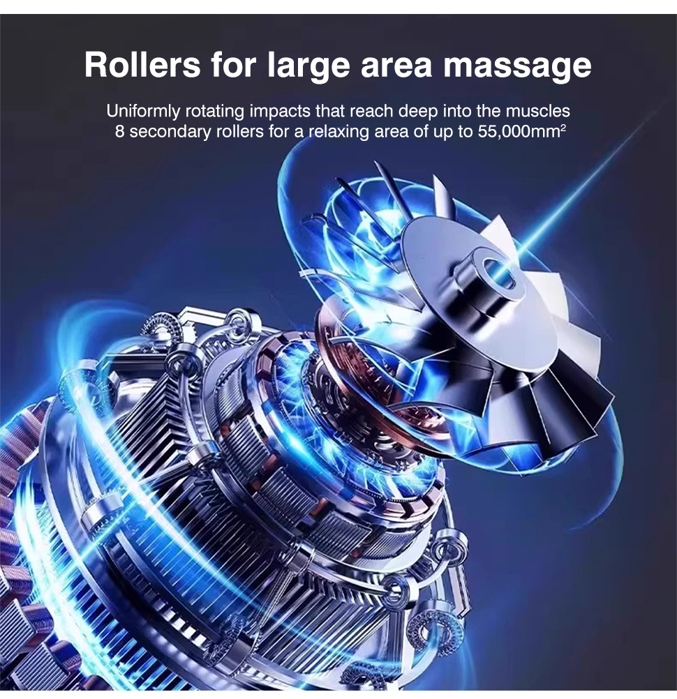 Electrical Foot Leg Head Back Neck Knee Shoulder Facial Roller Massager Pain Relief Body Massage Tool