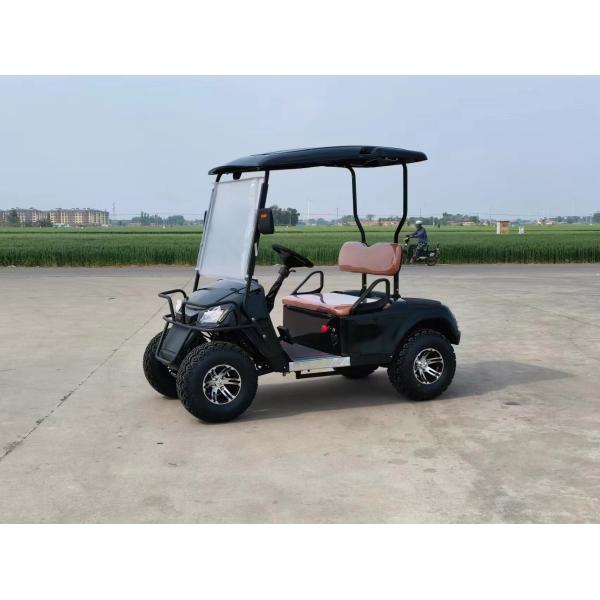 Golf Place 2 Seater Golf Cart With 3.9m Minimum Turning Radius And LCD Instrument Dashboard