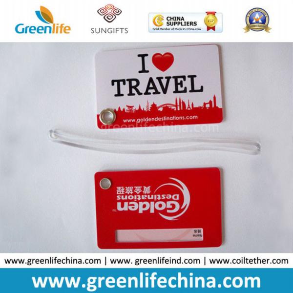 Cheapest Factory Supply Soft PVC Card Holder for Luggage Tag