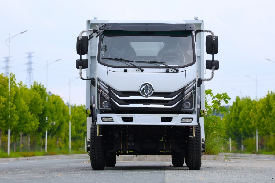 4WD Flathead Off-Road Dump Truck For Papua New Guinea Mountain Transport