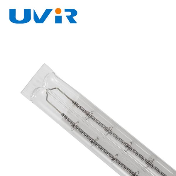 Lampe chauffante infrarouge à double tube 200-4000W, chauffage halogène quartz