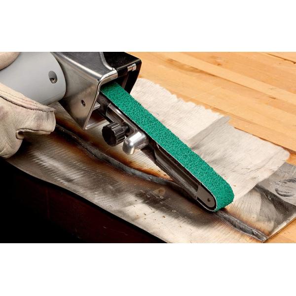 3x21inch 75x533mm Abrasive Sanding Belts Aluminum Blue Zirconia Cloth Woodworking