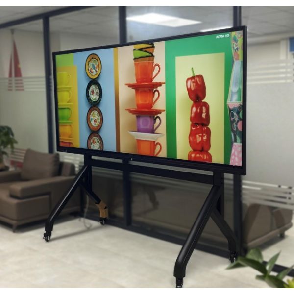 105'' interactive flat panel display, 5K UHD 21:9 Ultra Wide Interactive Whiteboard Display, All-in-One Electronic Digital Whiteboard for Office and Classroom