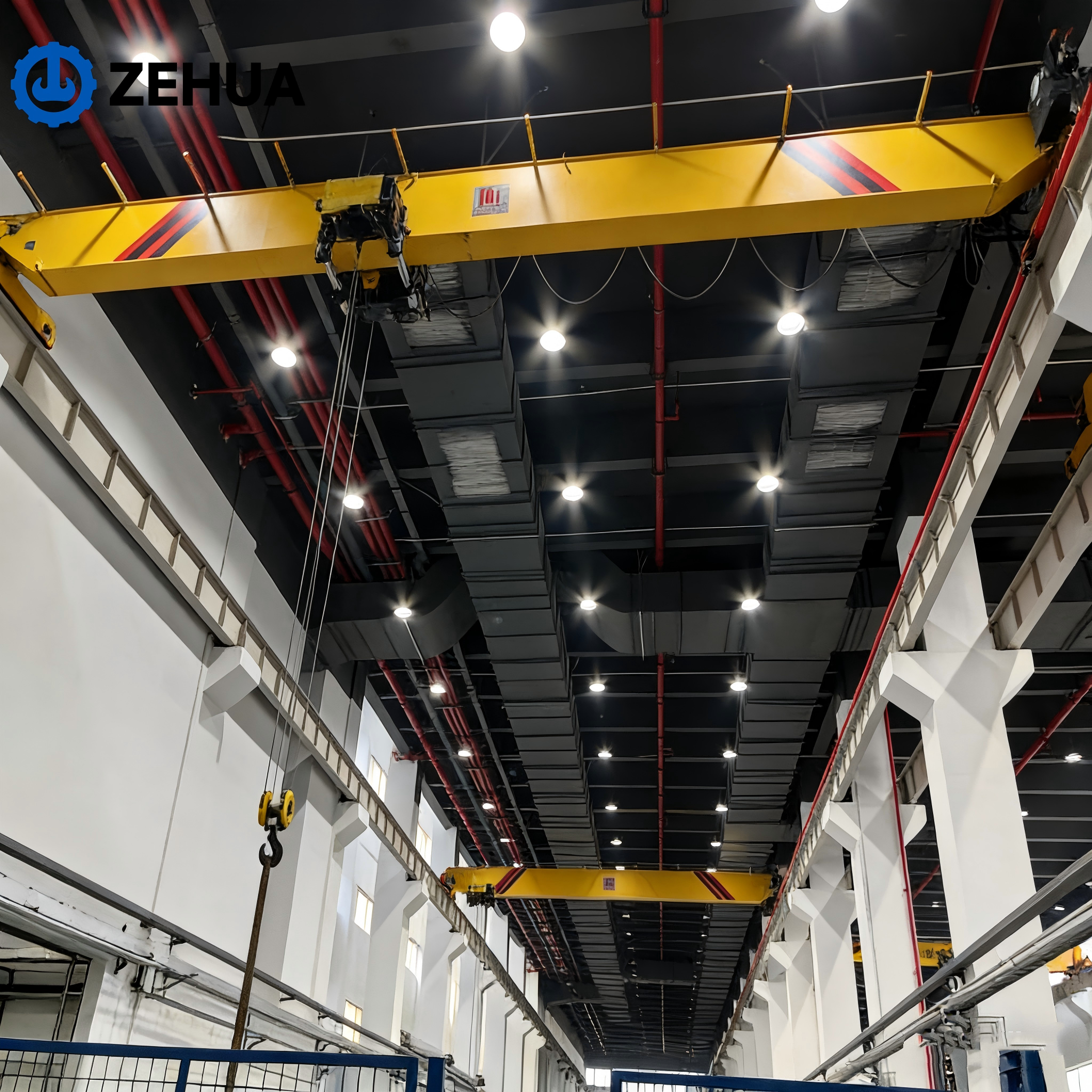 European Design HD Single Girder Overhead Crane 1-20 Ton Light Weight Single Beam Bridge Crane for Sale
