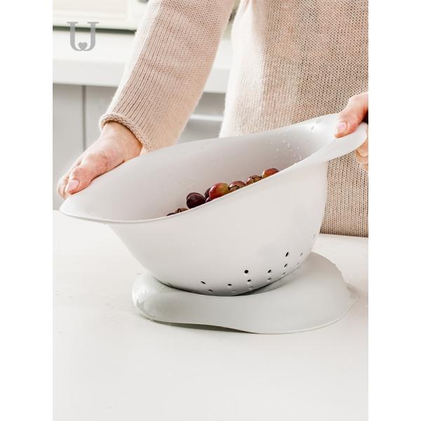 OEM ODM Kitchen Vegetable Drain Basket 617g Fruit Drain Basket