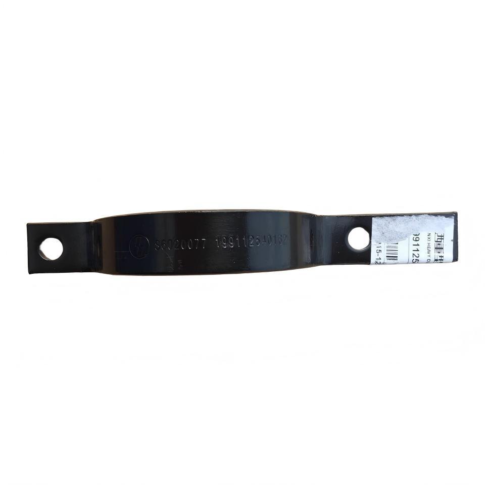 199112540162 Heavy Truck U Type Fixing Clamp Black Anti Rust Coated Steel Hose Retaining Bracket With Flat Mounting Ends For Original Equipment Direct Installation