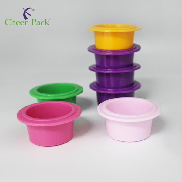 10ml Custom Logo PP Plastic Cups for Cosmetic Creams with Aluminum Foil Lid