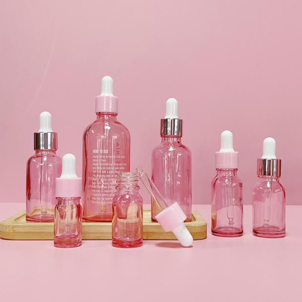 30ml 50ml 60ml Glass Face Serum Bottles Hair Essential Oil Dropper bottle