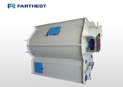 Double Shaft Cattle Breeding Tmr Feed Mixer Suited For Premix Feed Line