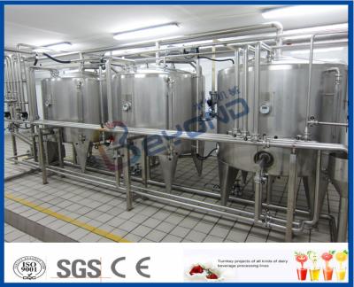 Linha de processamento do leite do UHT de Full Auto, equipamento de produção do leite da fábrica de tratamento do leite da leiteria