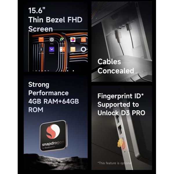 Android Restaurant POS Terminal With 10 Second Display And 2.4GHz Processor
