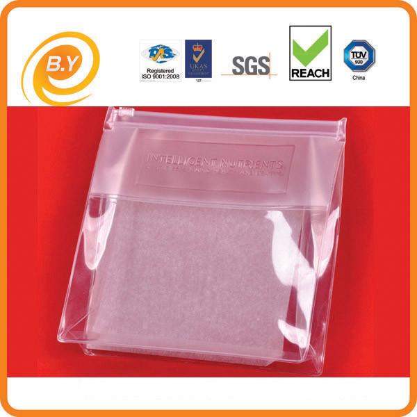 Malote plástico claro do zíper de SA8000 0.25mm, ISO14001 EVA Zipper Bag