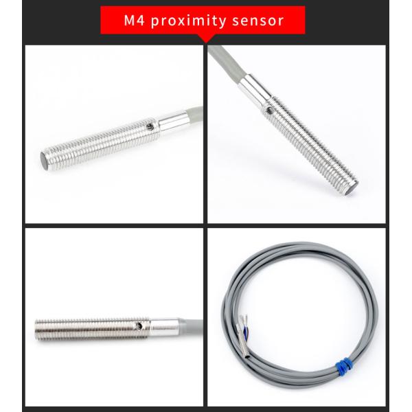 Small Size Inductive Proximity Sensor M3 / M4 / M5 / M6 Stainless Steel Housing