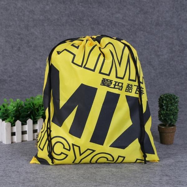 Polyester Fabric Drawstring Bag For Advertising Backpack Bag Nylon Oxford Cloth Bundle Pocket