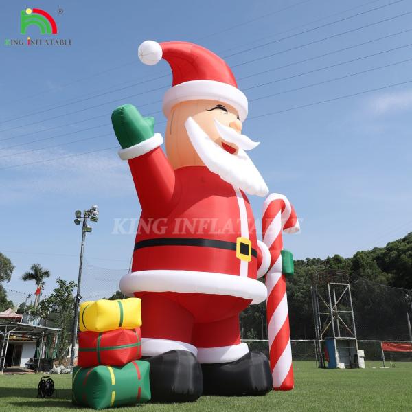 20ft 26ft 33ft Christmas Outdoor Decoration Giant Inflatable Santa Claus For Advertisement