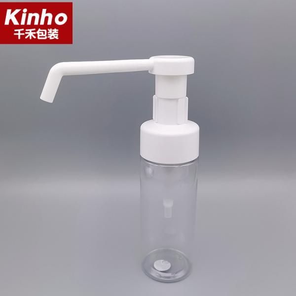 Long Nozzle Plastic Liquid Soap Foam Pump Dispenser For Cleaning Mousse Bottle