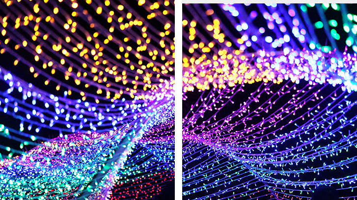 Energy saving and long-lasting · High brightness and colorful 8-mode · LED Christmas light string