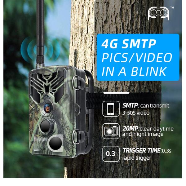 Mini Trail Camera Hunting HC-810LTE Outdoor Wildlife IP65 Waterproof Wireless System Night Vision Camera