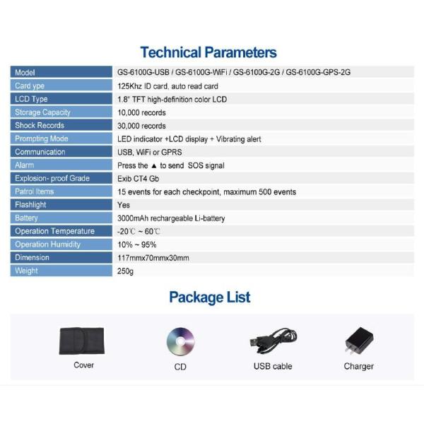 WiFi делает систему водостойким патруля RFID, системы патруля хронометрируя с батареей лития
