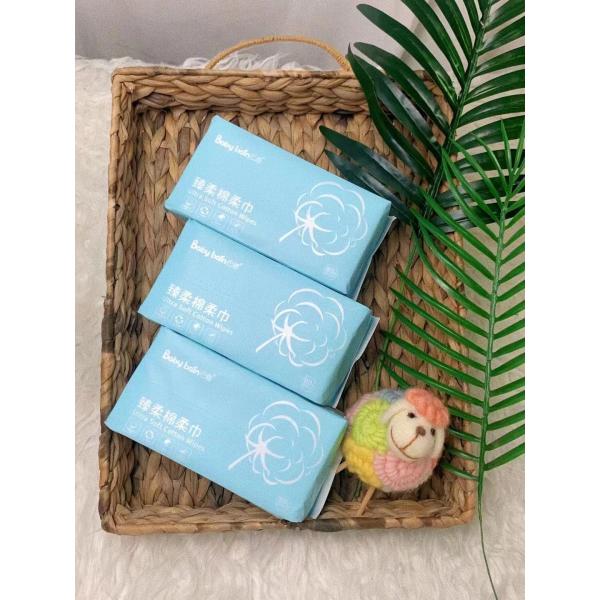 Pure Water Organic Baby Wipes Biodegradable Multipurpose Dry Wipes