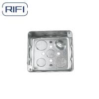 Caja Metal 4X4 Quadrado Metal Galvanizado EMT Caixas Elétricas com Coberturas