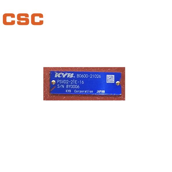 Pièces hydrauliques d'excavatrice d'excavatrice de KYB/pompe principale